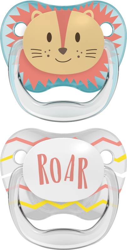 Dr Brown's PreVent Animal Soother, 0-6 months, Boy