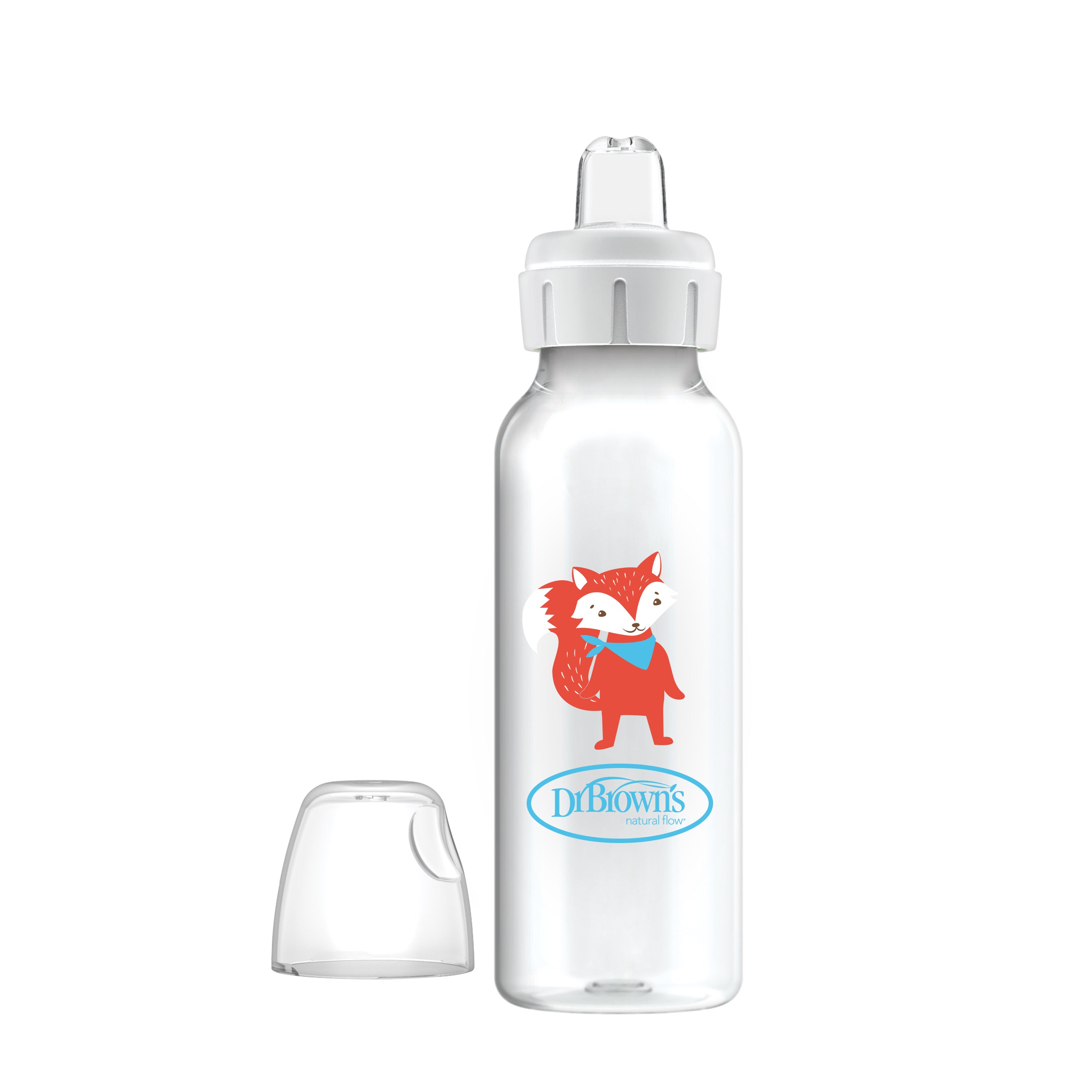DR BROWN’S 250ML NARROW NECK SIPPY BOTTLE FOX