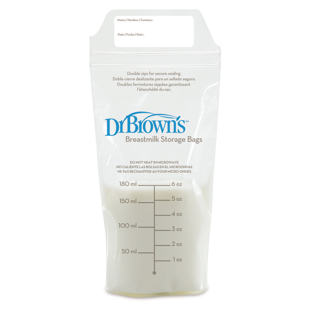 Dr Brown's Breastmilk Storage Bags - Pack of 25