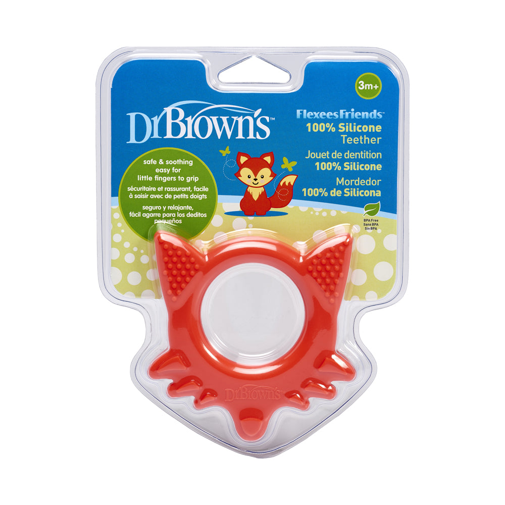 Dr Brown's Flexees Friends Fox Teether