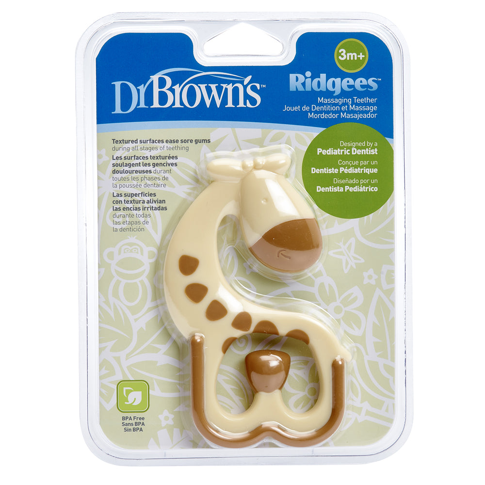 Dr Brown's Massaging Teether Ridges Giraffe