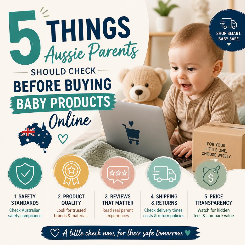 5 Things Aussie Parents Should Check Before Buying Baby Products Online