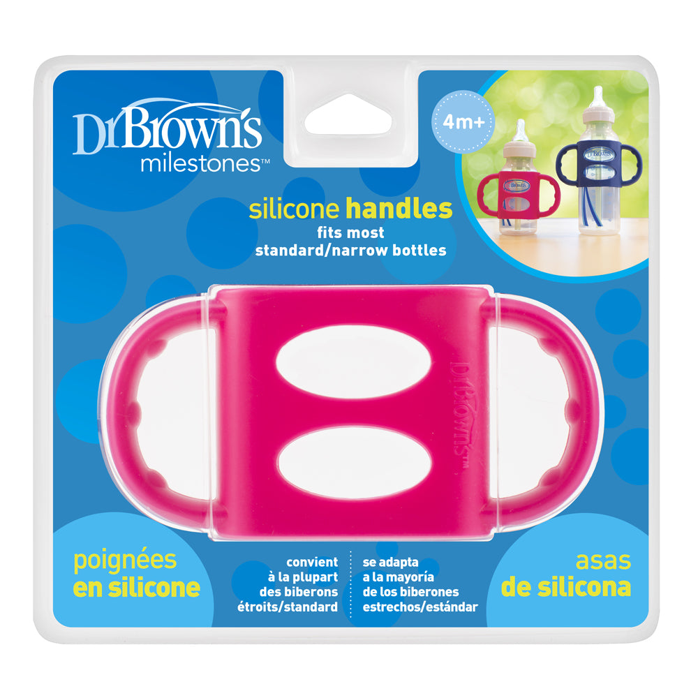 Dr Brown's Narrow Neck Silicone Handles for Feeding Bottle