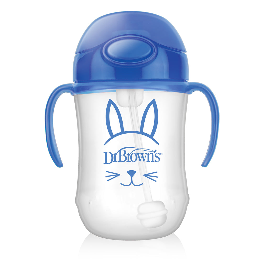 Dr Brown's Baby's First Straw Cup with Handles, 6 months+, 270ml