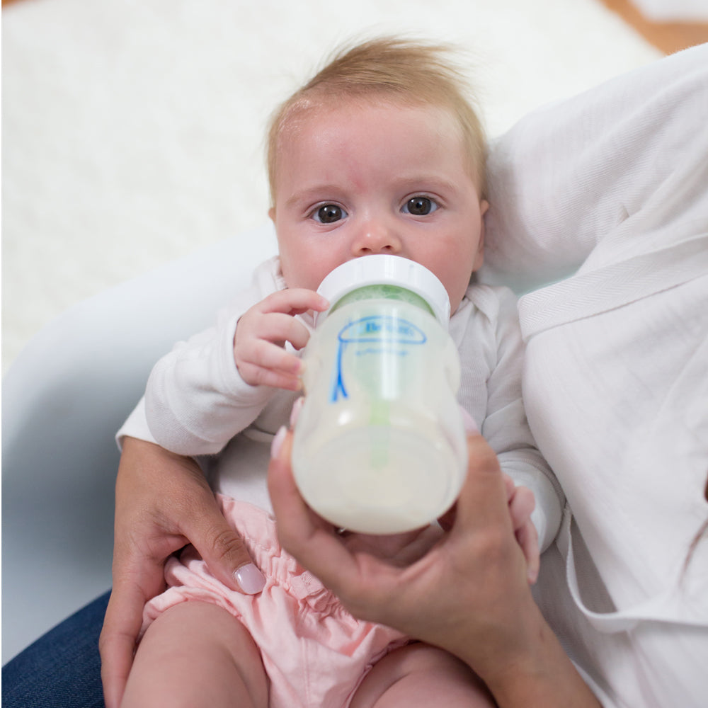 Dr Brown's Options+ Anti Colic Wide Neck Bottle with Level 1 Teat, 150ml