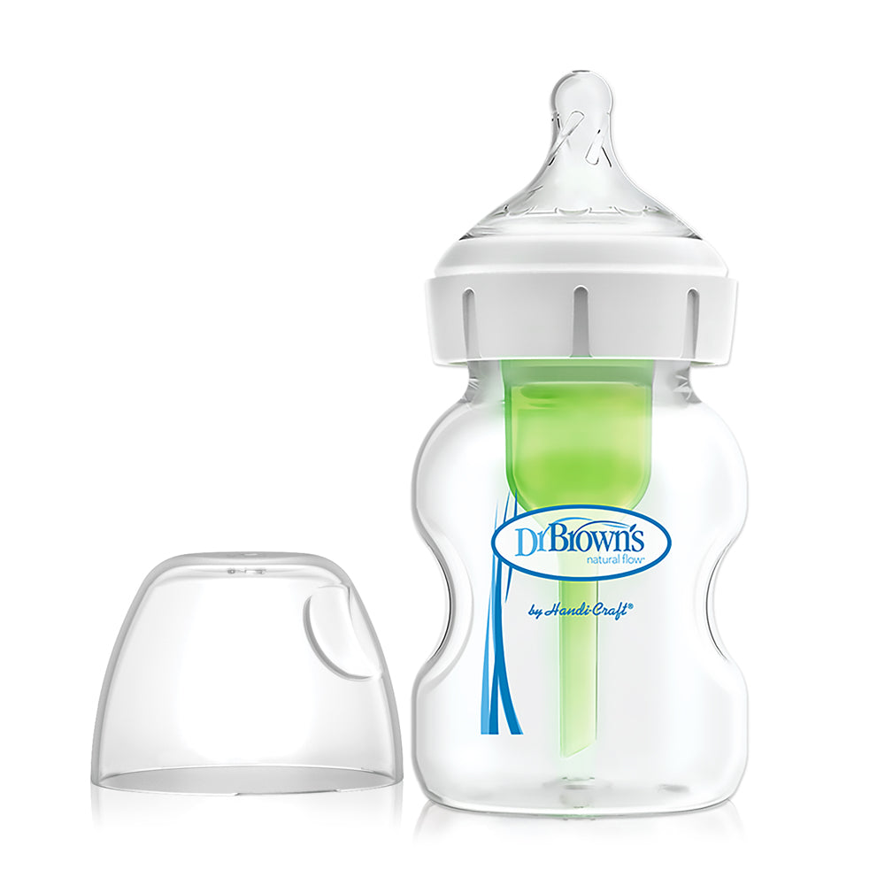 Dr Brown's Options+ Anti Colic Wide Neck Bottle with Level Teat