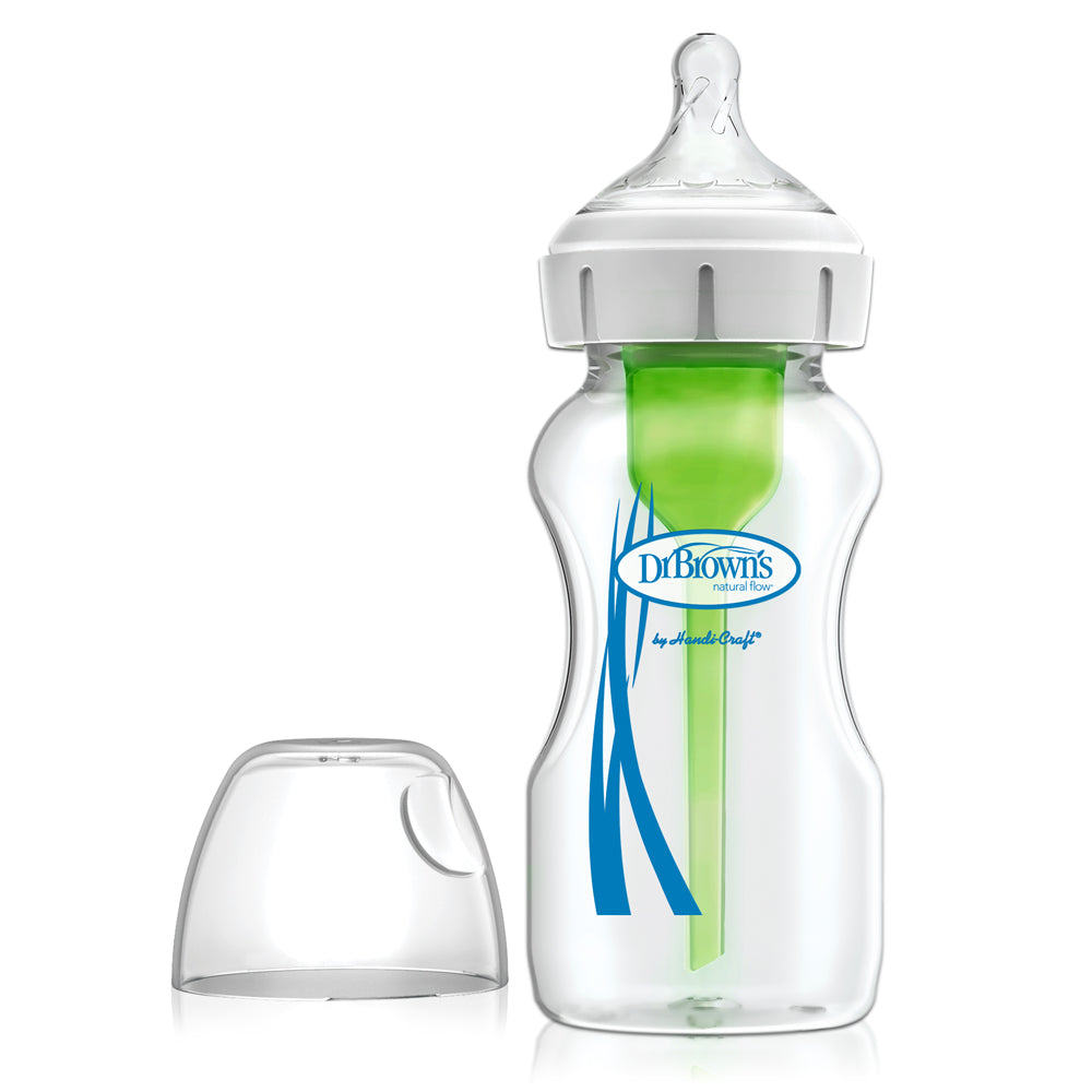 Dr Brown s Options Anti Colic Wide Neck GLASS Bottle with Level 1